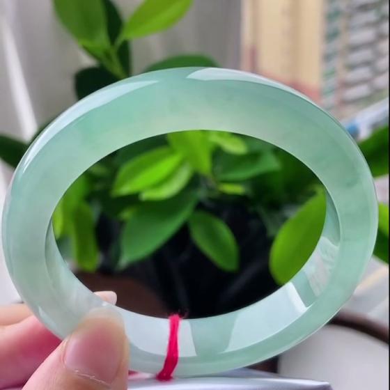 冰种晴水正圈手镯